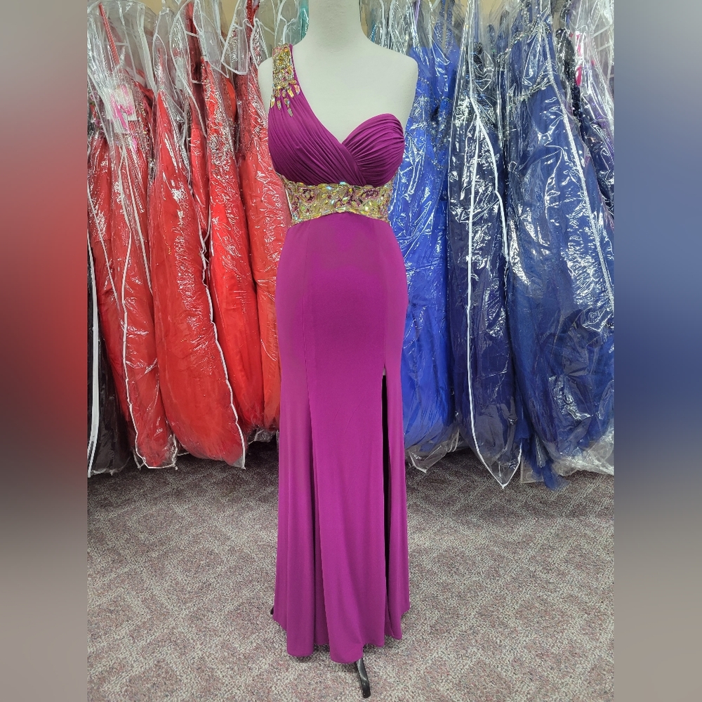Partytime Plum Prom Dress